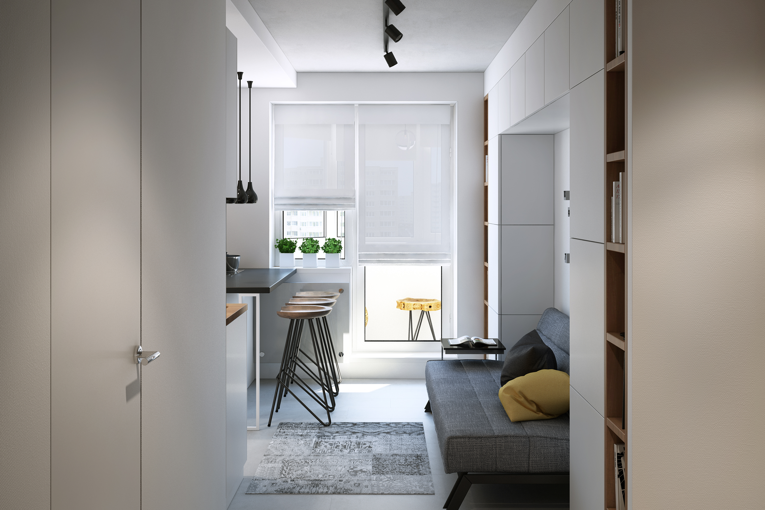 Small Apartment Design for a Girl - Just3Ds